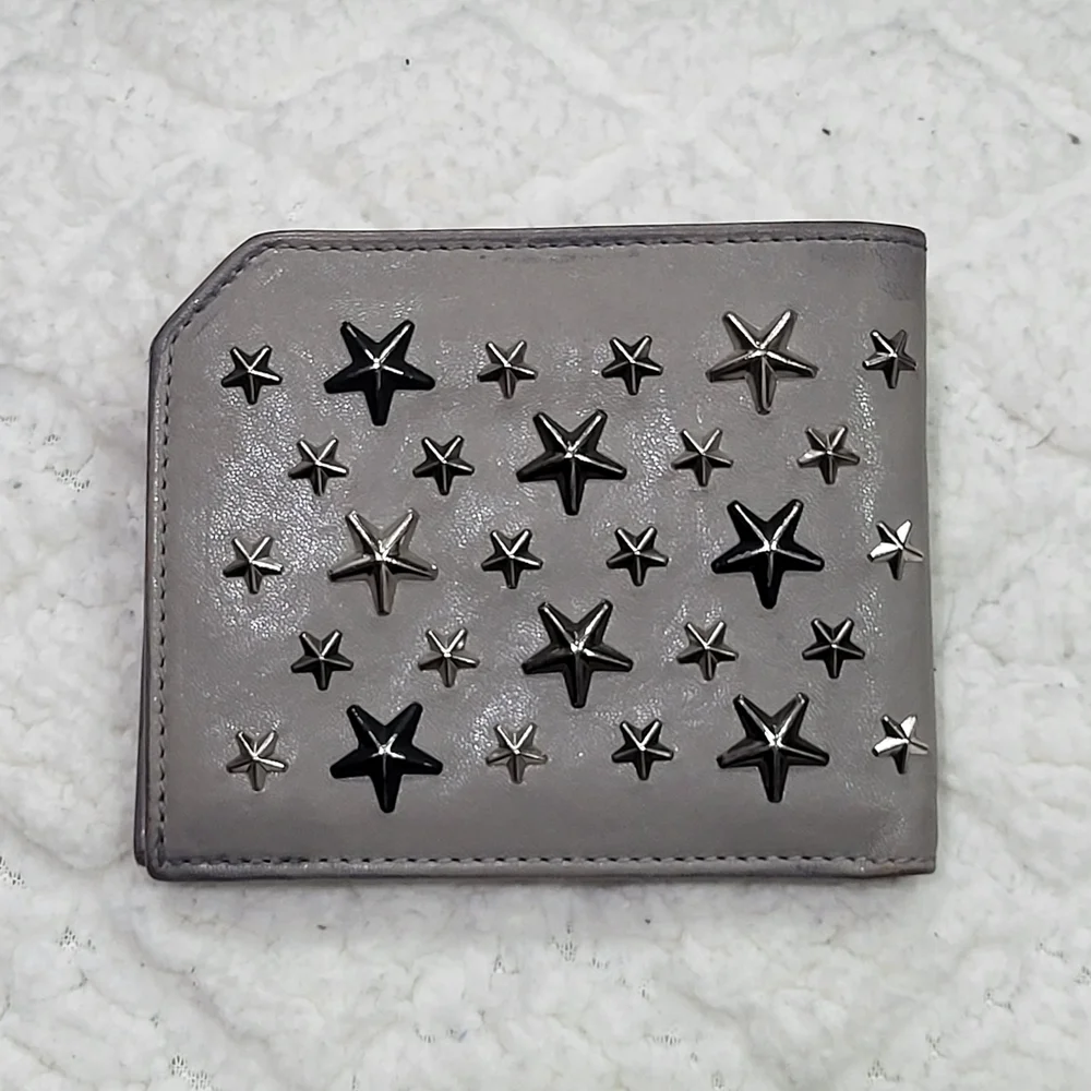 Jimmy Choo Albany wallet with mixed stars..Authentic